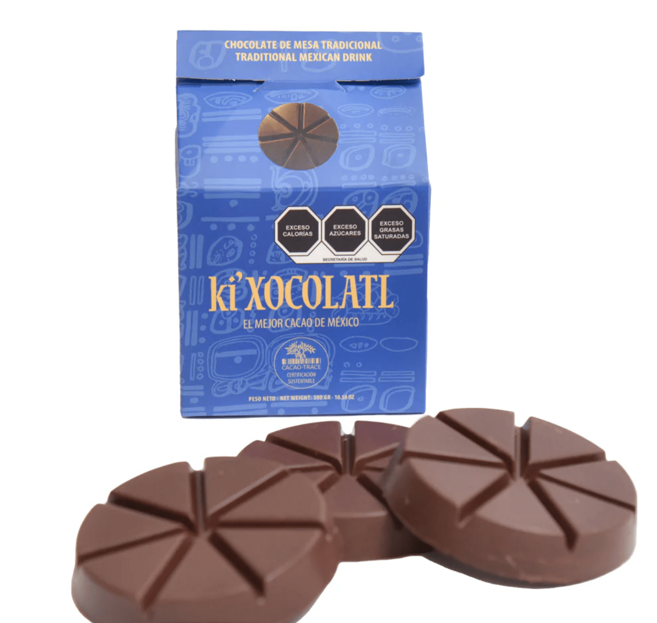 ki'XOCOLATL Traditional Mexican Bars for Chocolate Brewing