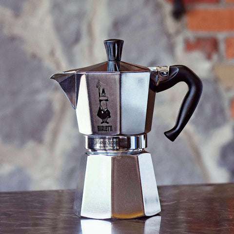 Bialetti Moka Express 6-Cup Aluminum Stovetop Espresso Maker - Las Fincas Coffee
